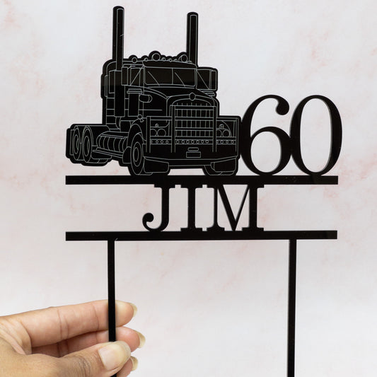 Personalised Truck Cake Topper| Customised