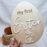 My First Easter Wooden Plaque