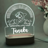 Personalised Dolphin LED Night Light