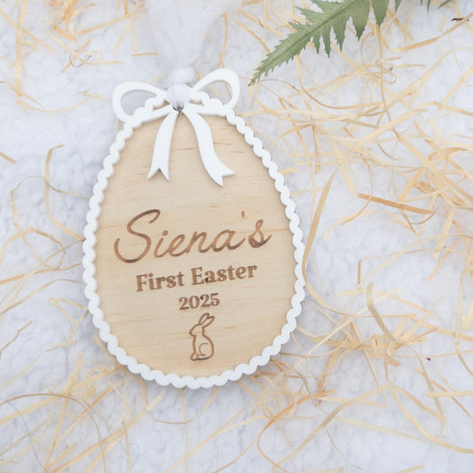 Personalised First Easter Ornament