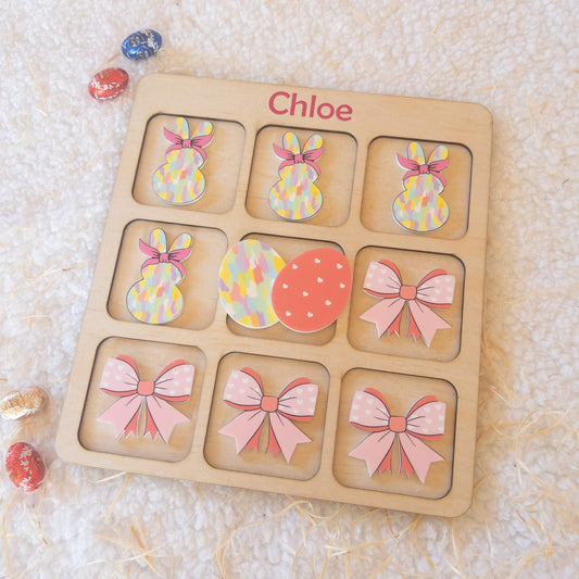 Personalised Easter Tic Tac Toe