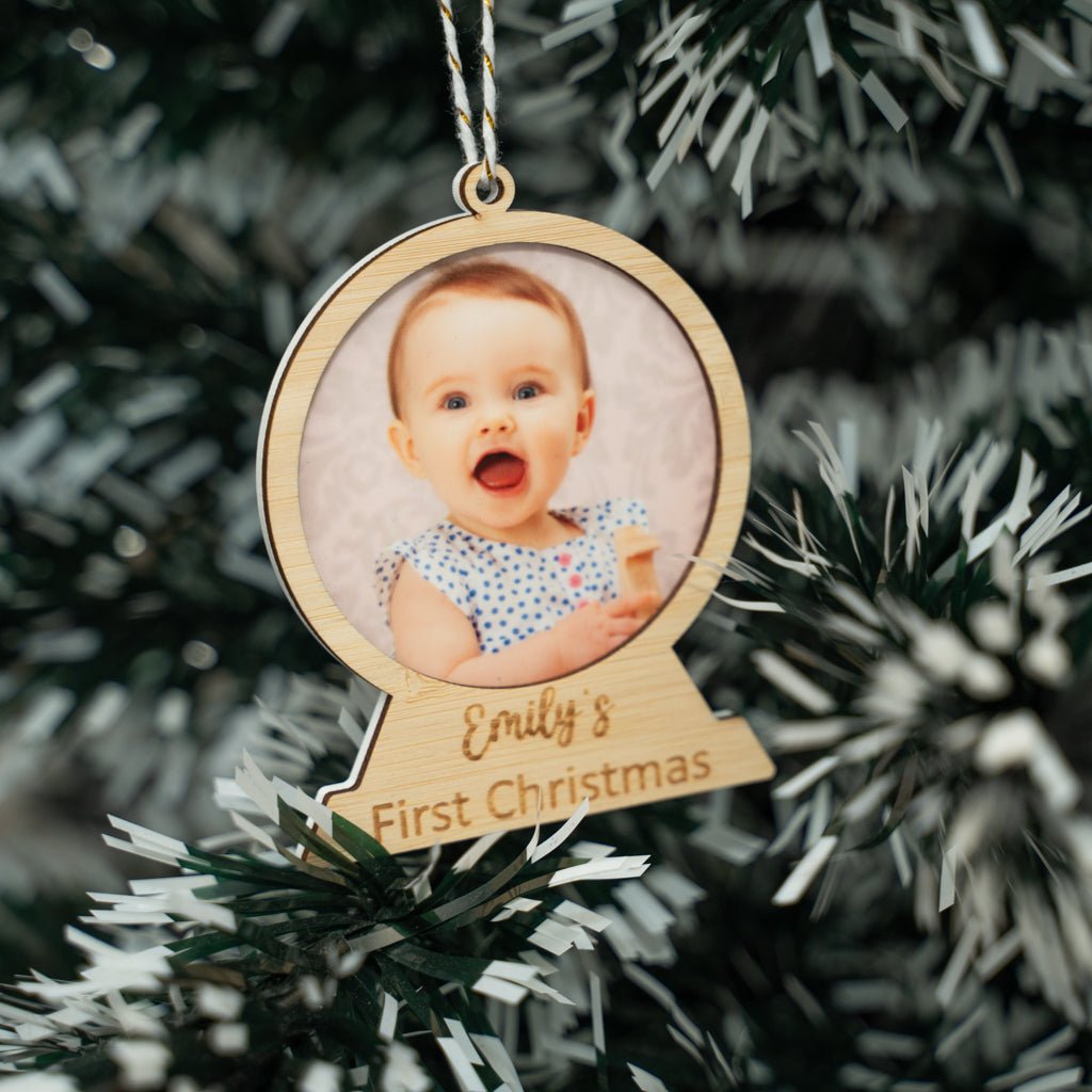 First Christmas Photo Ornament - KnK krafts