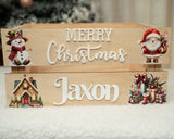 Personalised Christmas Crates - KnK krafts