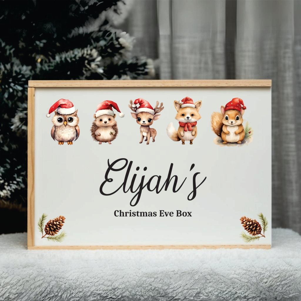 Personalised Christmas Keepsake Box Design 10 - KnK krafts