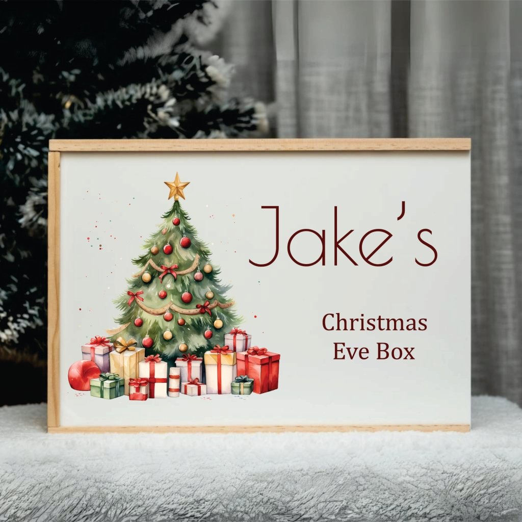 Personalised Christmas Keepsake Box Design 4 - KnK krafts