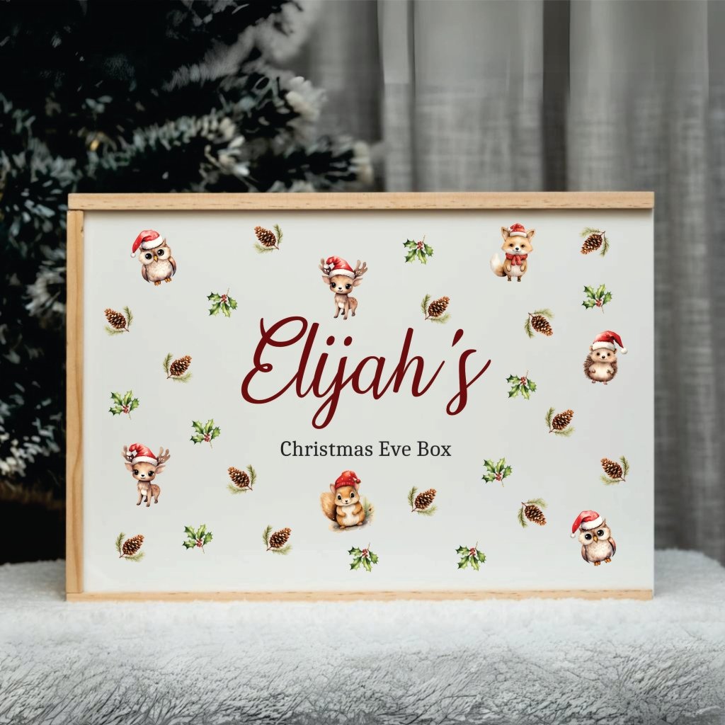 Personalised Christmas Keepsake Box Design 5 - KnK krafts