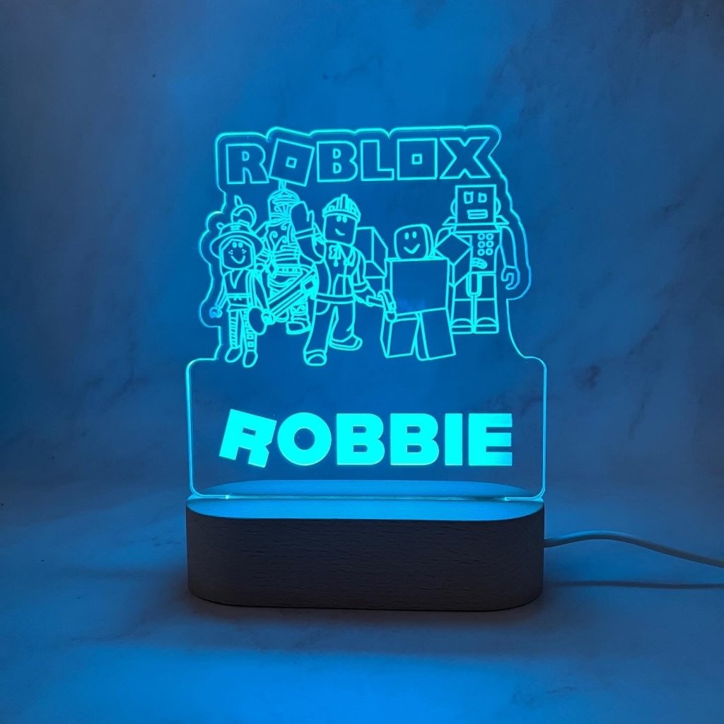 Personalised Roblox Night Light - KnK krafts