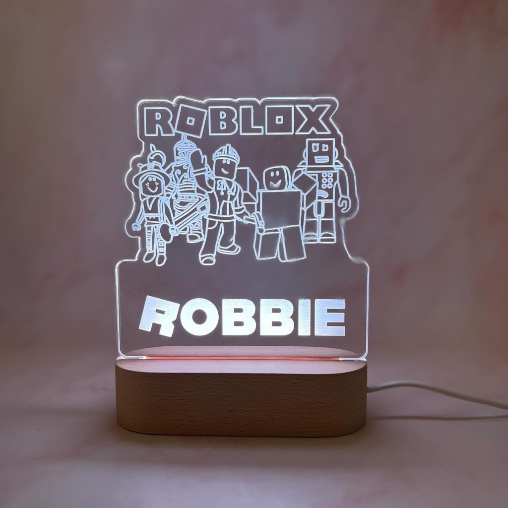 Personalised Roblox Night Light - KnK krafts