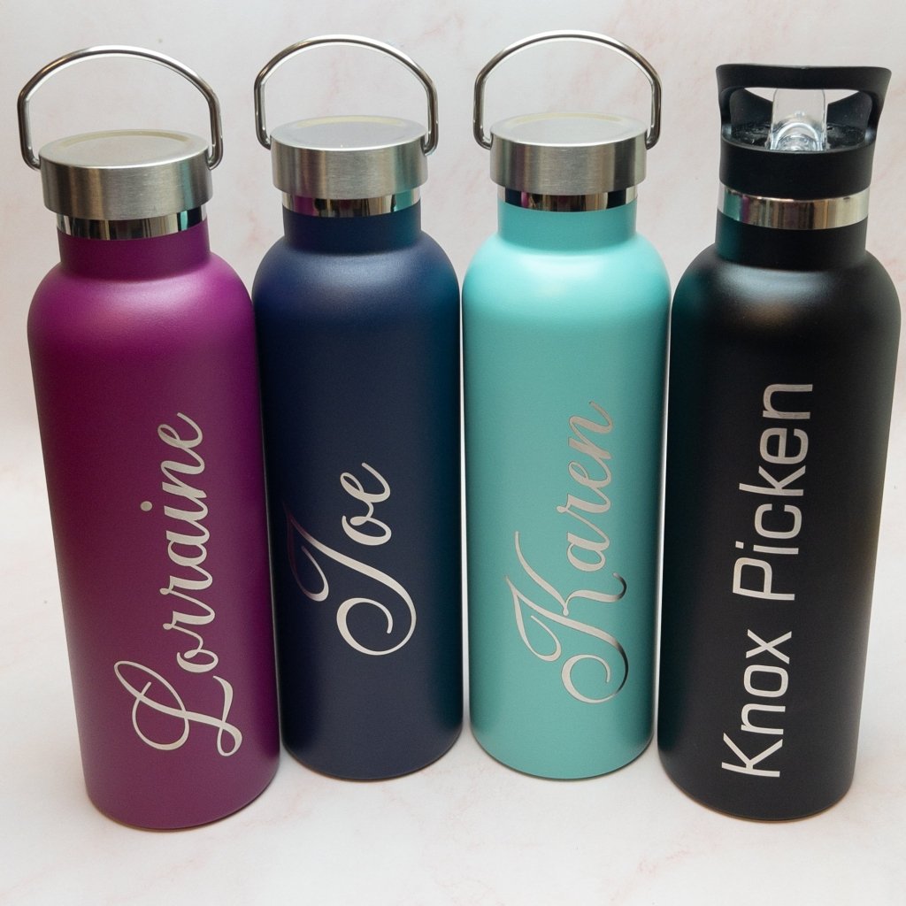 Personalised stainless steel water bottles-750ml - KnK krafts