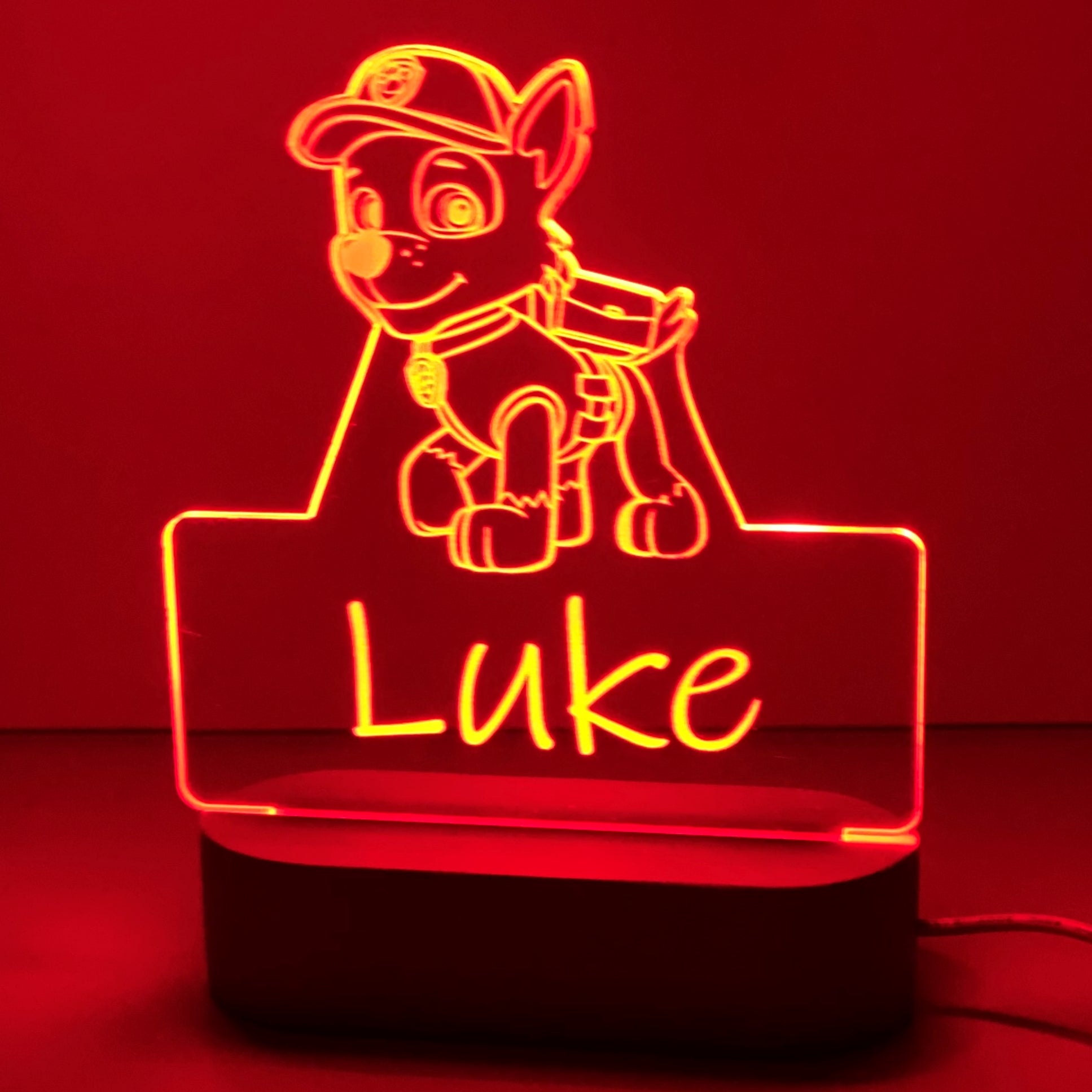 Paw patrol led night shop light