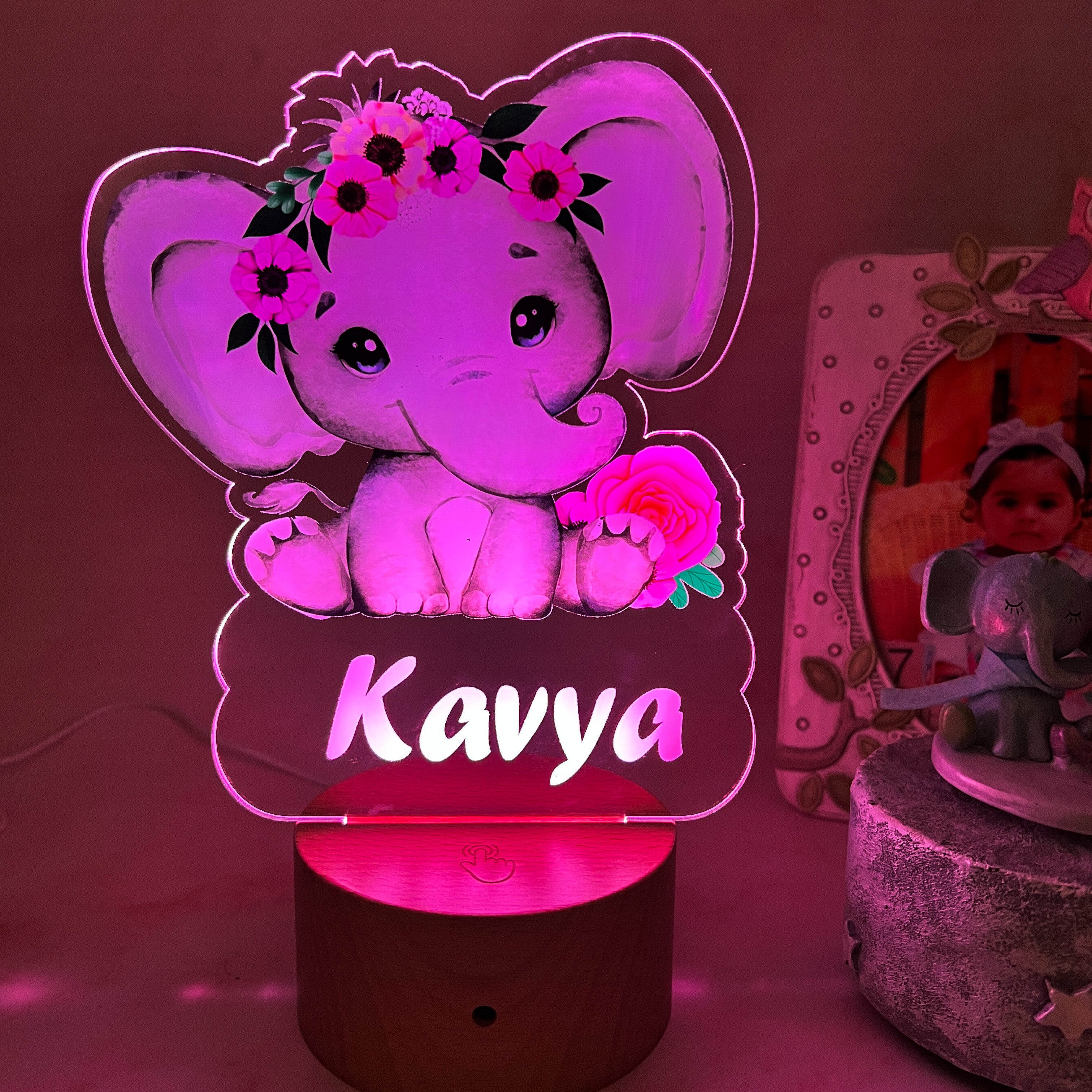 Cute Elephant Led Night Light - KnK krafts