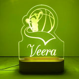 Personalised Netball Led Night Lamp - KnK krafts