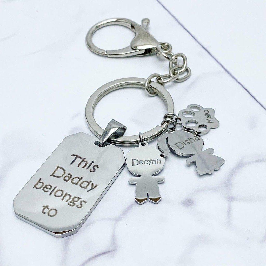 Keyring for fathers day sale