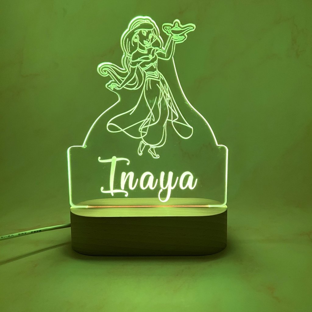 Personalised Jasmine Led Night Light - KnK krafts