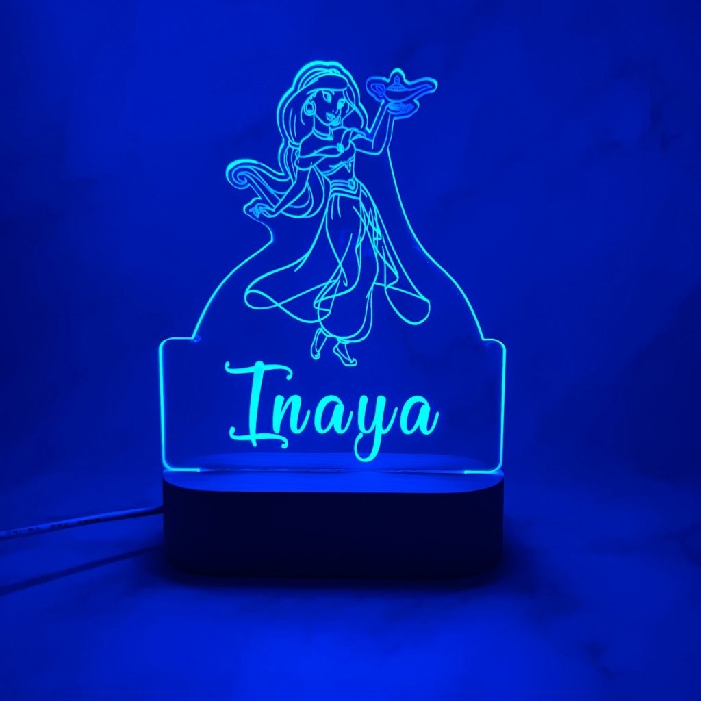 Personalised Jasmine Led Night Light - KnK krafts